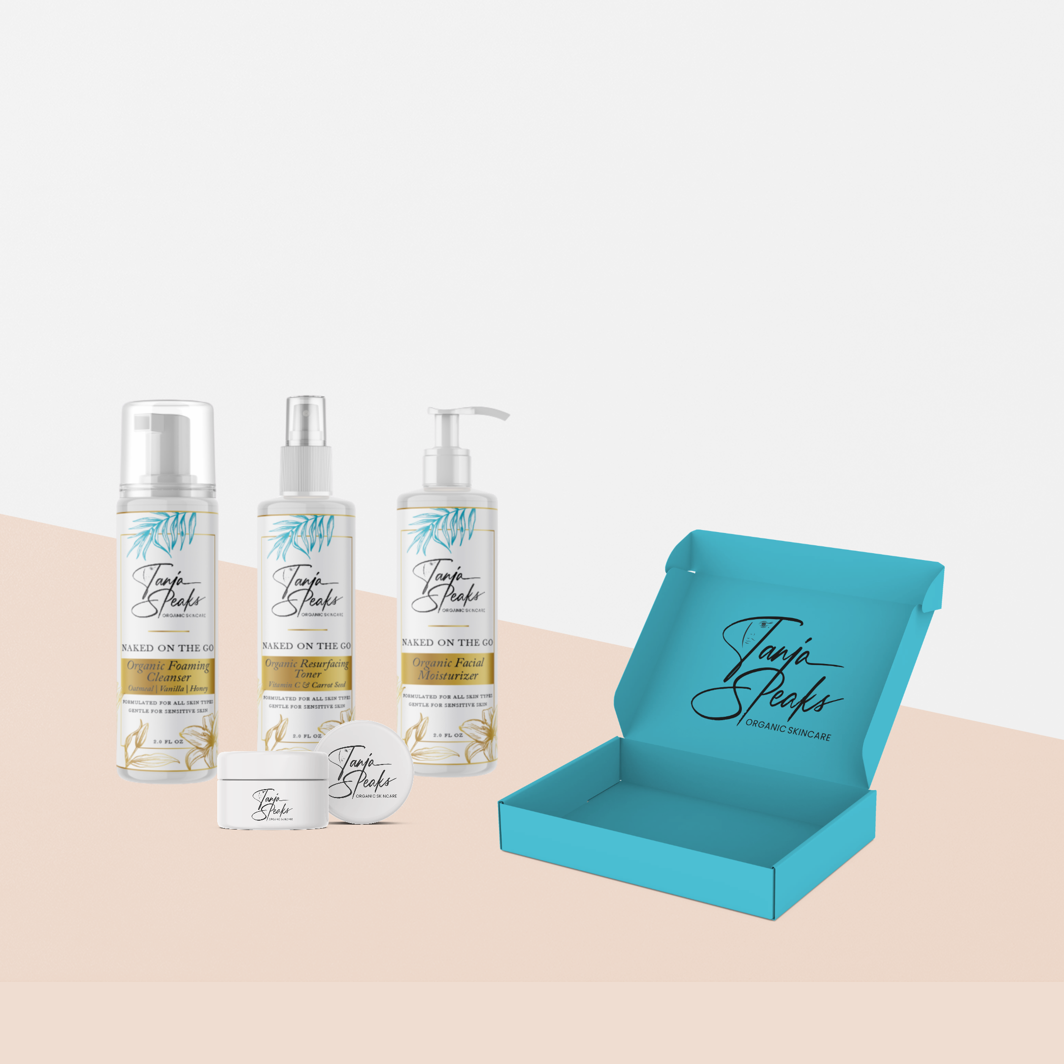 Naked On The Go Organic Skincare Kit - Tania Speaks Organic Skincare