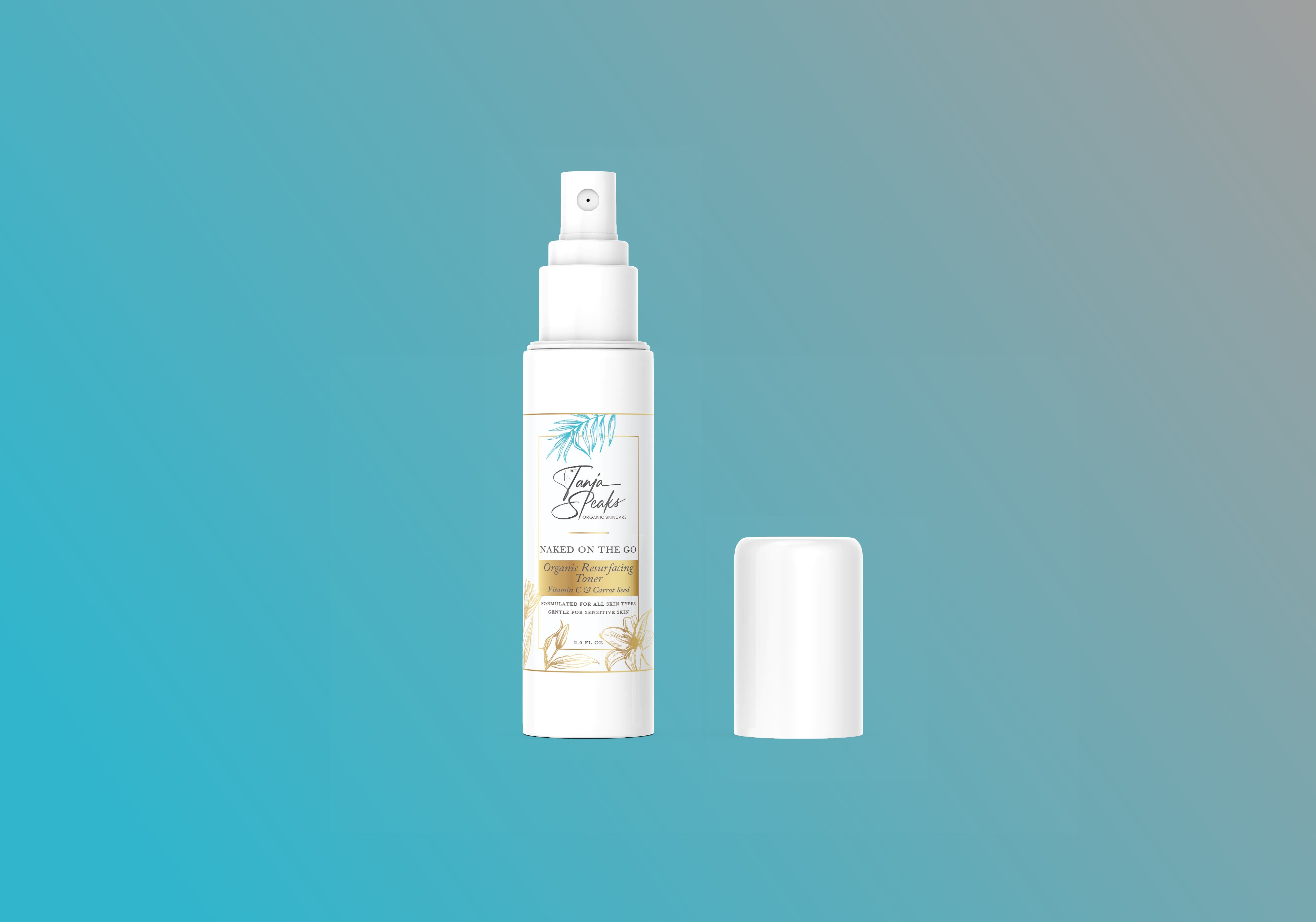Naked On The Go Organic Resurfacing Toner (Vitamin C & Carrot Seed)